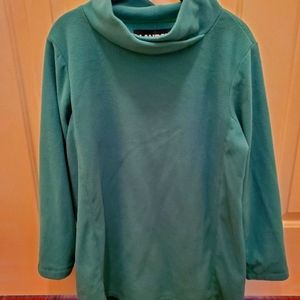 Lands' End Women's Green Fleece Tunic